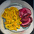 May 21: Scrambled eggs & fried salami