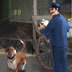 owney with mailman