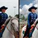 Girl Rides Pony